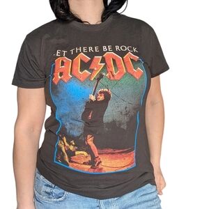 AC/DC Black Graphic T-Shirt